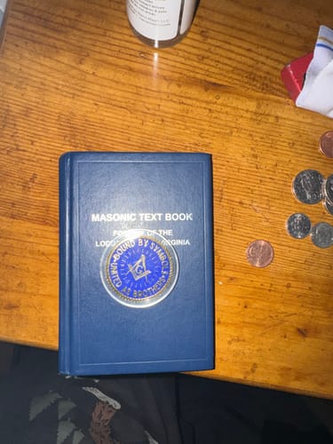 Customer photo review of MasonicMan Coin Bound by symbols | United as brothers