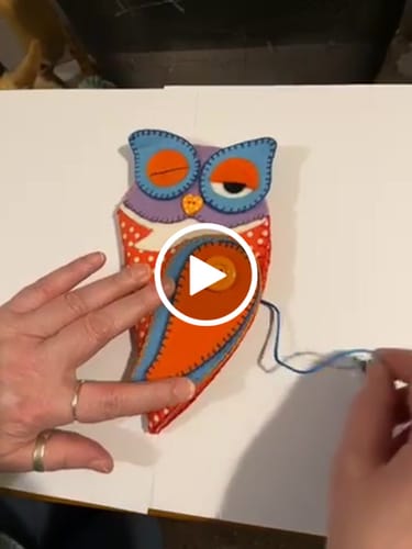 Customer video review of Owl Needlebook FREE PATTERN