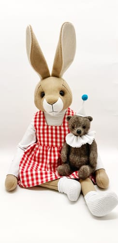 Customer photo review of Memory Bunny PDF Pattern