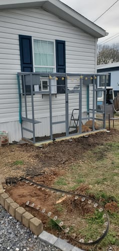 Customer photo review of Coziwow 104"L 3-Side Extra Large Catio