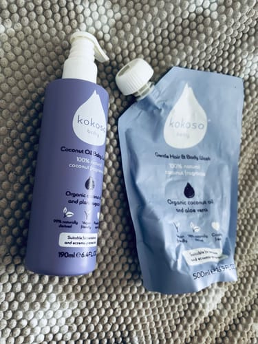 Customer photo review of Coconut Oil Baby Lotion