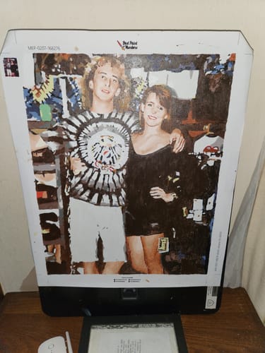 Customer photo review of CUSTOM PAINT BY NUMBER KIT