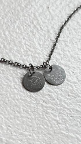 Customer photo review of Stainless Steel Love Necklace
