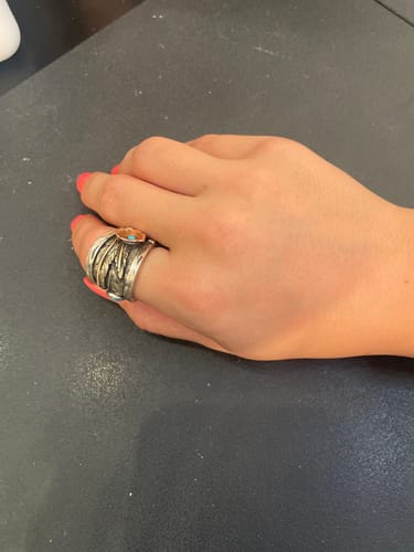 Customer photo review of Flower Studs