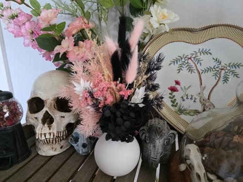 Customer photo review of Ink Petal Vase