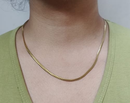 Customer photo review of Minimalist Twisted Chain for Men