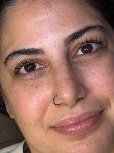 Customer photo review of Pure Care Lash & Brow Lift Pack