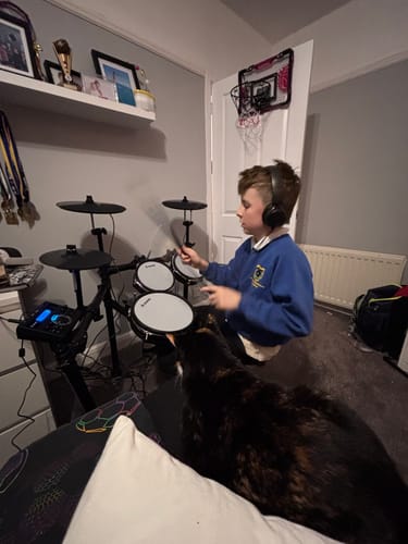 Customer photo review of Donner DED-200 MAX Electronic Drum Set