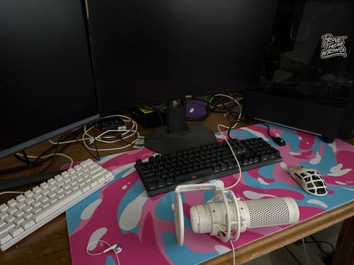 Customer photo review of Miami Swirl Mousepad