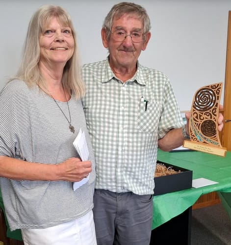 Customer photo review of Maori Waka Canoe Stern Leadership Trophy