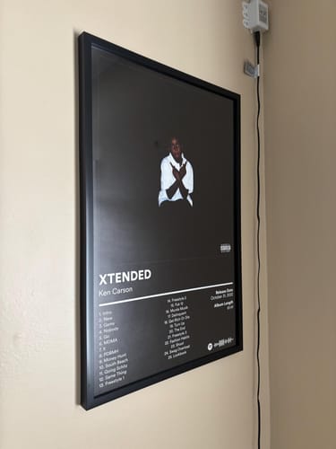 Customer photo review of Ken Carson Album Posters