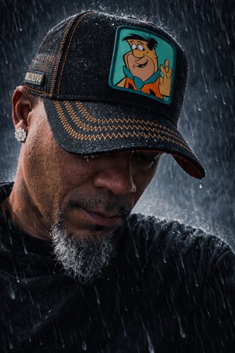 Customer photo review of OVERLORD X The Flintstones: Fred Trucker Cap
