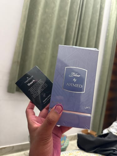 Customer photo review of Ahmed Al Maghribi Blue Eau De Parfum For Unisex