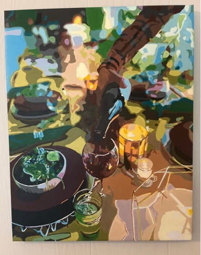 Customer photo review of Custom Paint By Numbers - Turn Trip Memory into Art