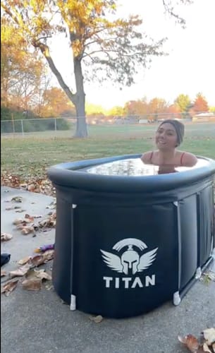 Customer photo review of Bravo XL Cold Plunge Tub + Chiller Bundle