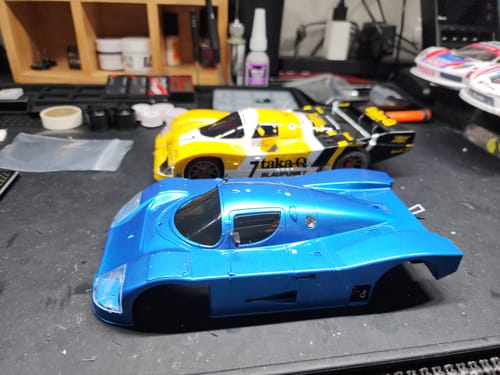 Customer photo review of Silver Horse RC Mbz Sauber Blue LM 102mm Painted Body - Coruscant Sky