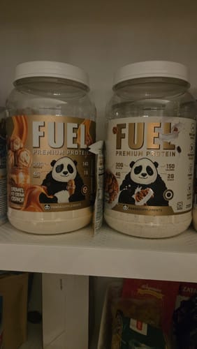 Customer photo review of Limited Edition FUEL Premium Protein (Caramel Ice Cream Crunch)