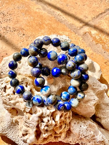 Customer photo review of Lapis Lazuli Bracelet