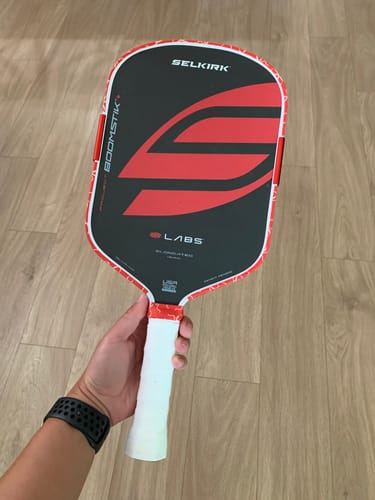 Customer photo review of Pink Bows Edge Tape (3 pack) - Pickleball Paddle Edge Tape