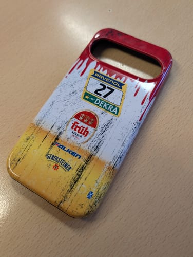Kundenbewertung mit Foto zu Frikadelli Ferrari GT Livery – Individuelle Premium Hülle für Google