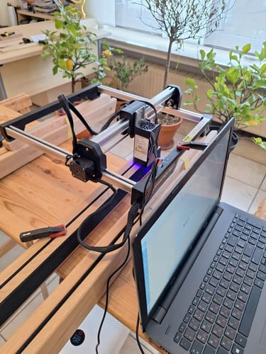 Customer photo review of 🎁 AtomStack Laser Engraving Area Extension Kit for Swift (100% off)