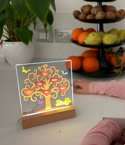 Customer photo review of Lampada Led Personalizzata Albero Della Vita