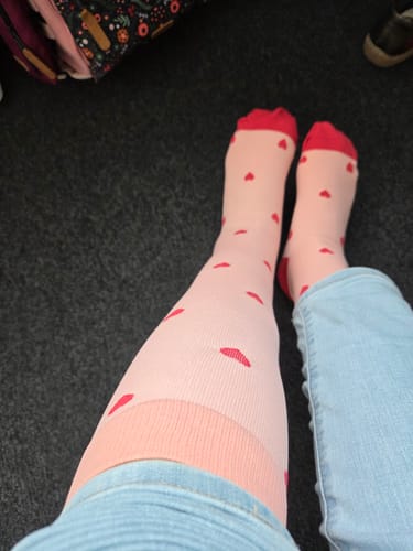 Kundenbewertung mit Foto zu Kompressionssocken Original