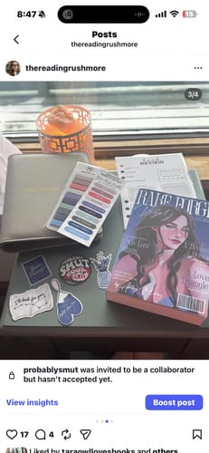 Customer photo review of probably smut book club subscription