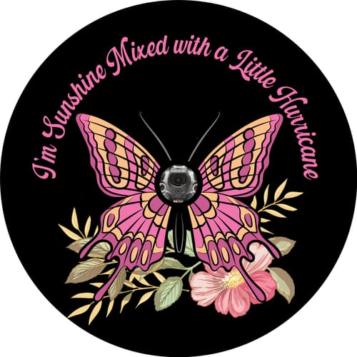 Customer photo review of Custom Spare Tire Cover for Jeep, RV, Bronco Camper, Trailer, & More