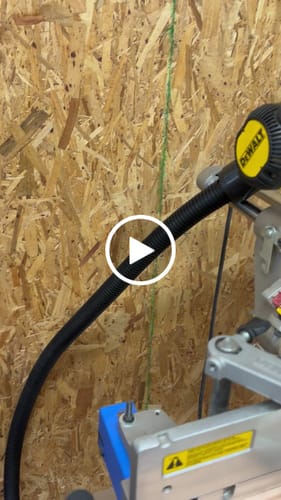 Customer video review of DeWalt DWS779/780 Sliding Miter Saw Dust Collection