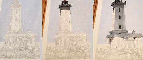 Customer photo review of Custom Paint By Numbers - Turn Trip Memory into Art