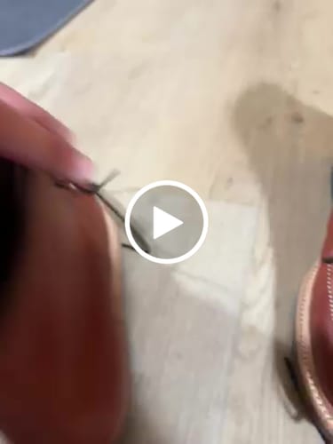 Customer video review of Indiana MocToe Boot - luosjiet®boots - BrickRed Full Grain Cowhide