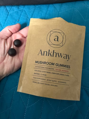 Customer photo review of Mushroom Gummies