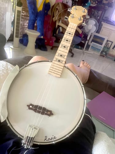 Customer photo review of CT Worth Clear Tenor Ukulele Strings High G Fluorocarbon 2 Restrings per Packet