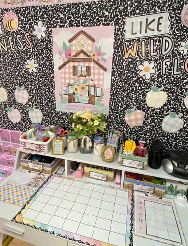 Customer photo review of Schoolhouse Pastel Classroom Poster | Pretty in Pastel