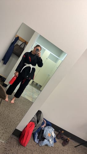 Customer photo review of Core Black Brazilian Jiu Jitsu Womens BJJ Gi