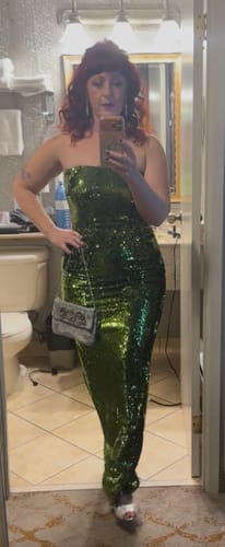 Customer photo review of Ivy Gown by HELSI - RENTAL