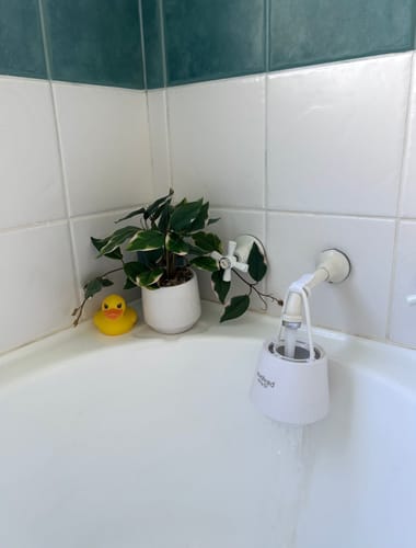 Customer photo review of Evolved H2O™ Advance Bath Filter