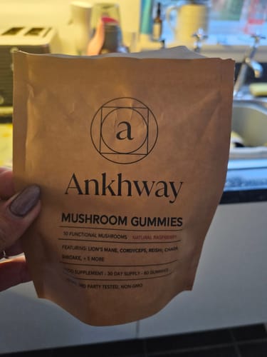 Customer photo review of Mushroom Gummies