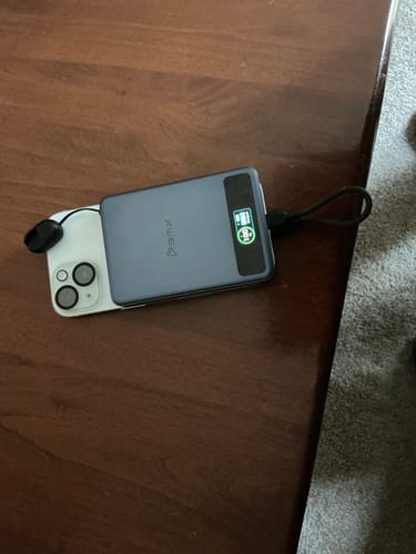 Customer photo review of SolidSafe™ 5K Solid-State Magnetic Power Bank