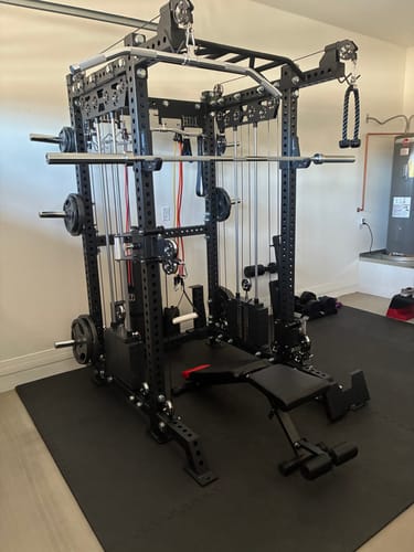 Customer photo review of Blazzed HD1 Squat Rack Functional Trainer