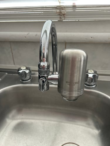Customer photo review of Evolved H2O™ Advanced Tap Filter