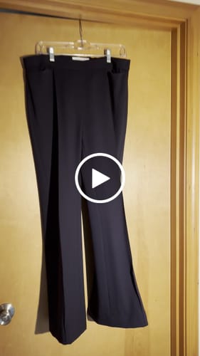Customer video review of Hart Flare Trouser - Butter Ponte :: Dark Navy