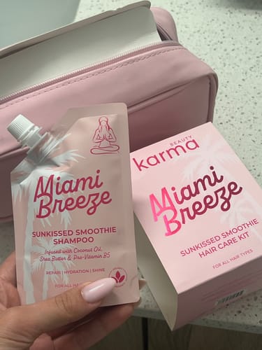 Customer photo review of Miami Breeze Hair Care Kit