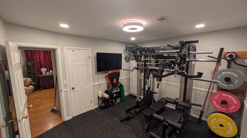 Customer photo review of Major Fitness B52 All-In-One Home Gym Smith Machine