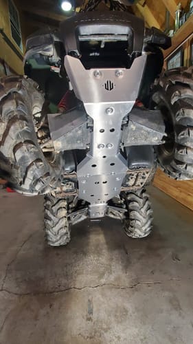 Customer photo review of Full Frame Skid Plate Kit — Kawasaki Brute Force 650/750 (2008—26)
