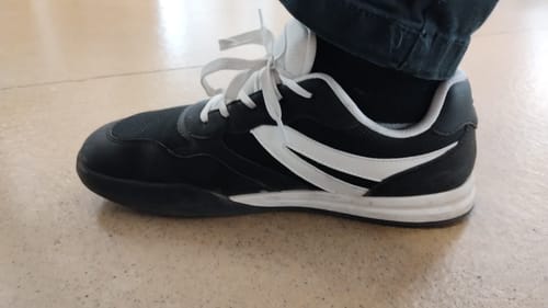 Customer photo review of Heather - Zapatos De Punta Ancha