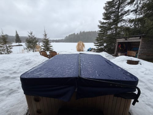 Customer photo review of Custom Spa Cover