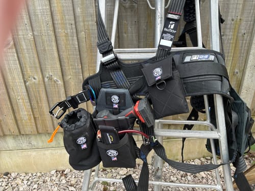 Customer photo review of Badger Toolbelts | Drill Holster