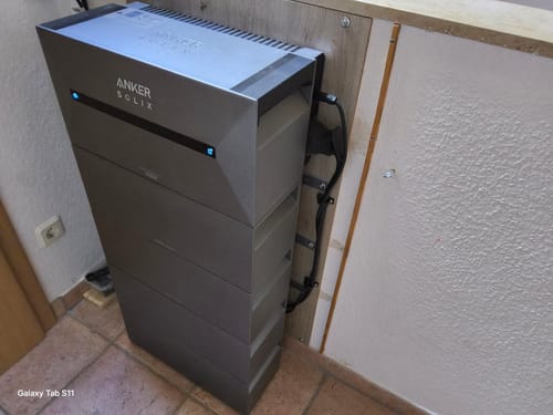 Customer photo review of Anker SOLIX BP2700 Erweiterungsakku